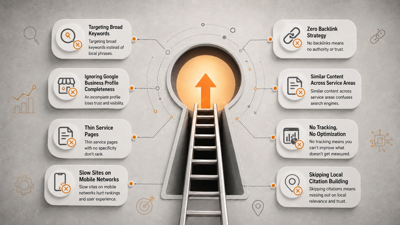Common Local SEO Mistakes Businesses in Brandon FL Must Avoid Common Local SEO Mistakes Businesses in Brandon FL Must Avoid Illustration