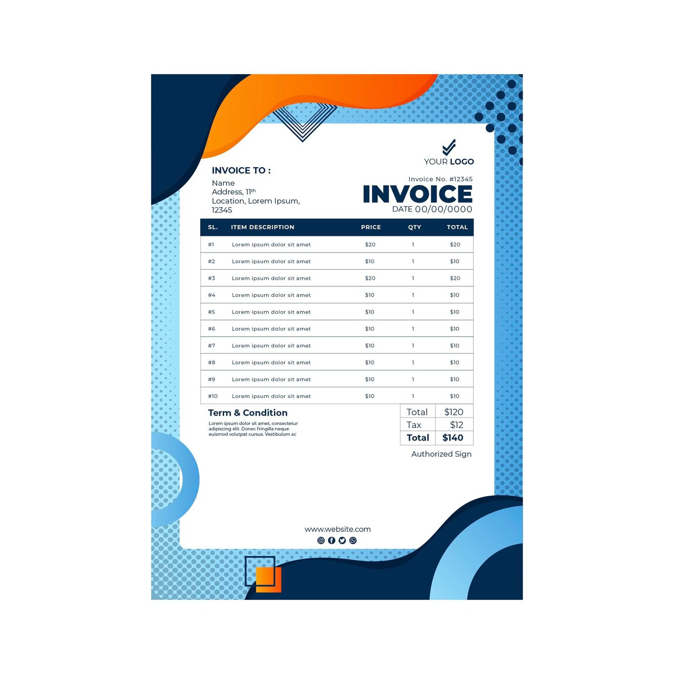 Custom Invoice Books / Receipt Books