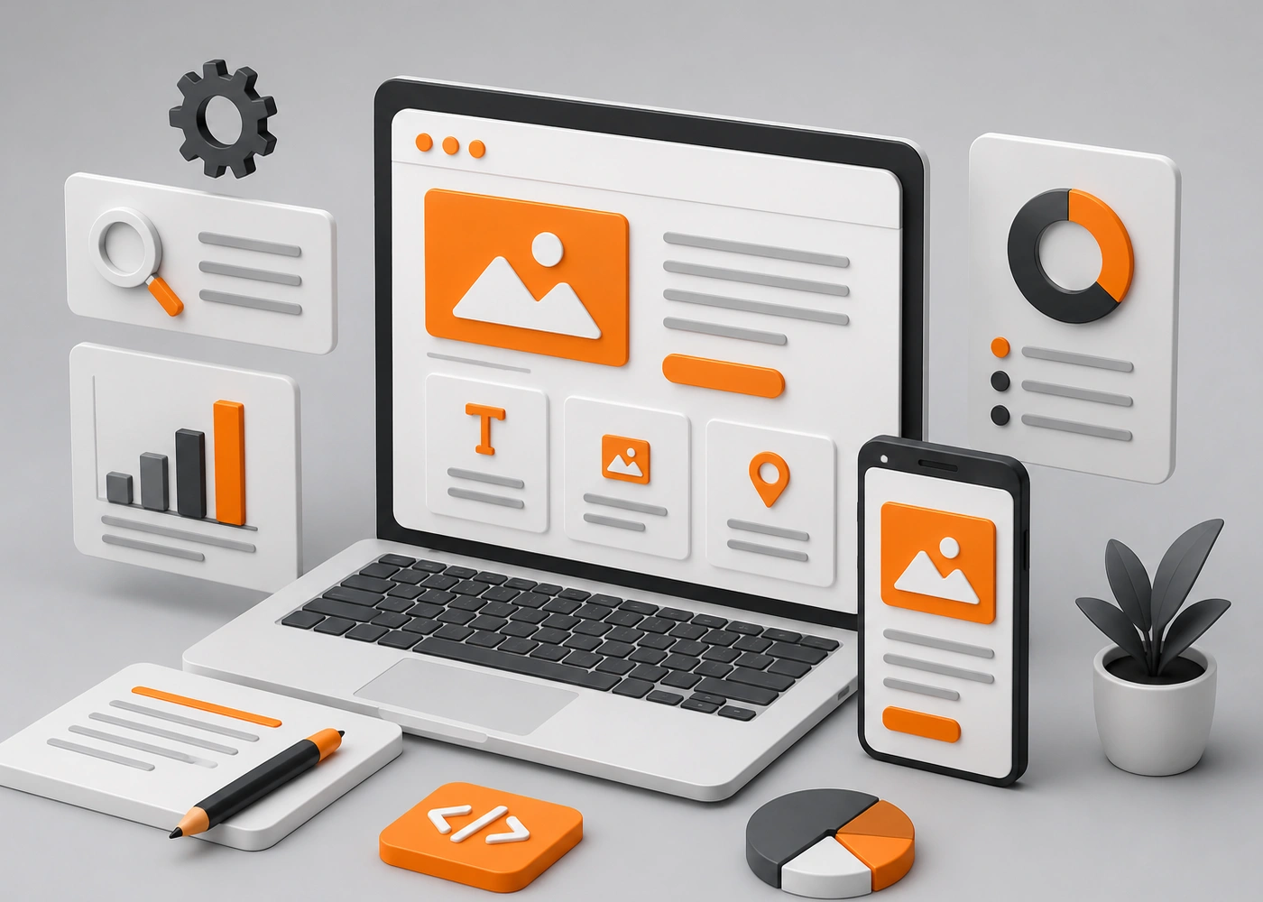 On-Page SEO & Content Optimization Workflow Plant City FL On-page SEO and content optimization workflow diagram for Plant City businesses.