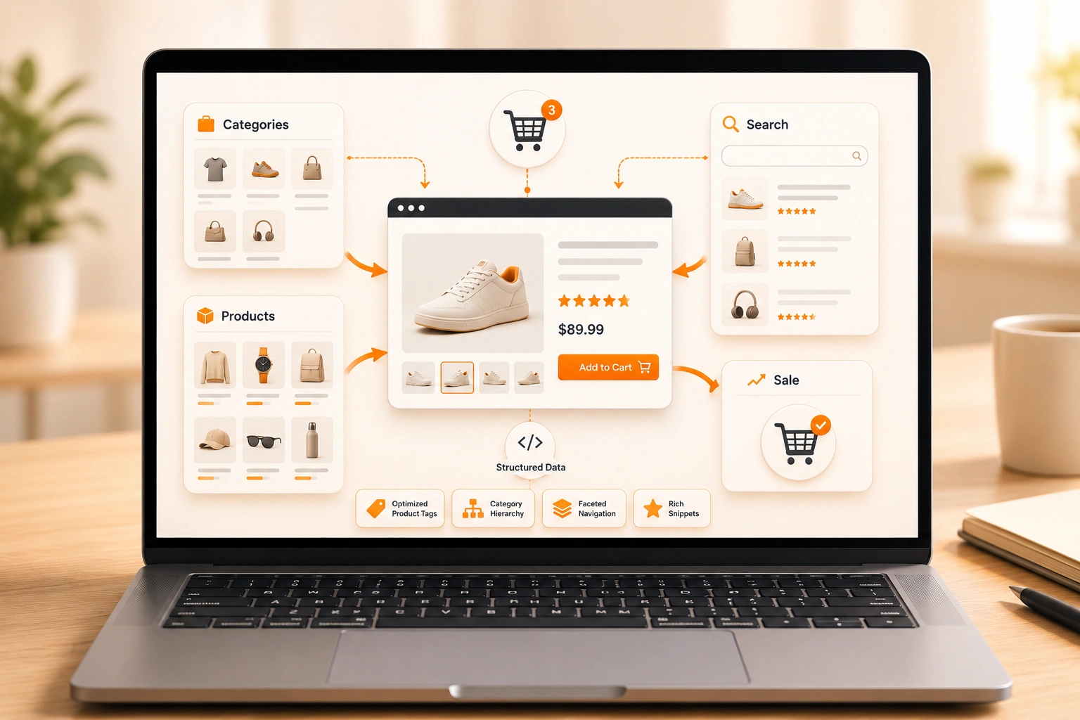 E-Commerce SEO Architecture Product Catalog Layout Largo FL E-commerce SEO architecture and product catalog layout optimization for online stores in Largo FL.