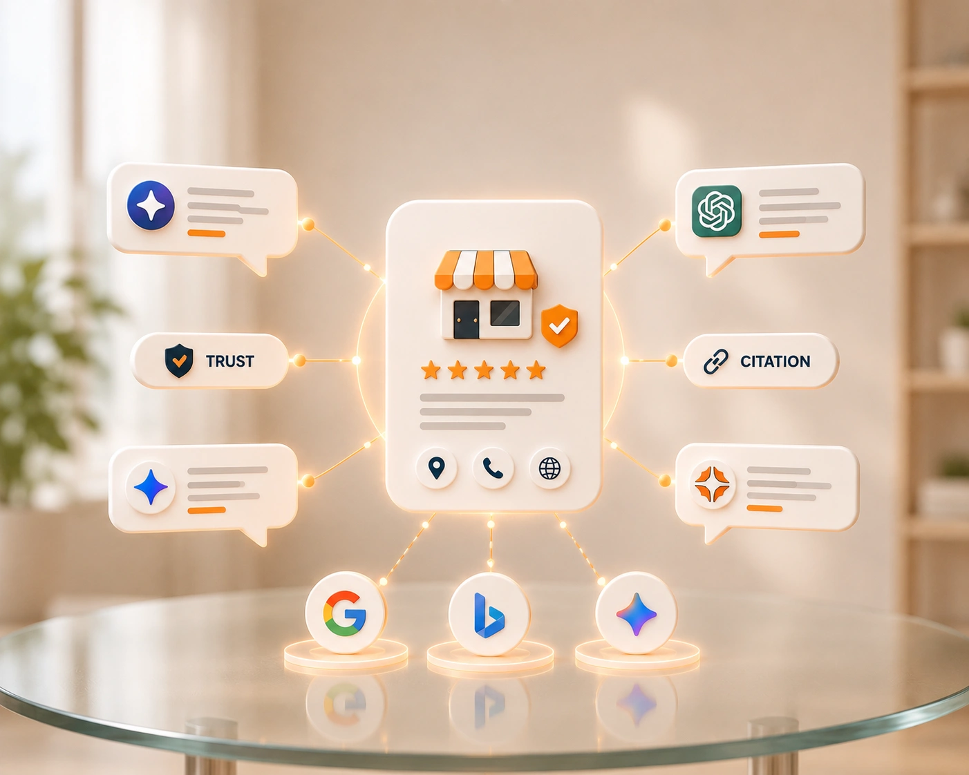 Generative Engine Optimization Brand Visibility Largo FL Generative Engine Optimization brand visibility strategy for ChatGPT, Gemini, and Google AI Overviews.
